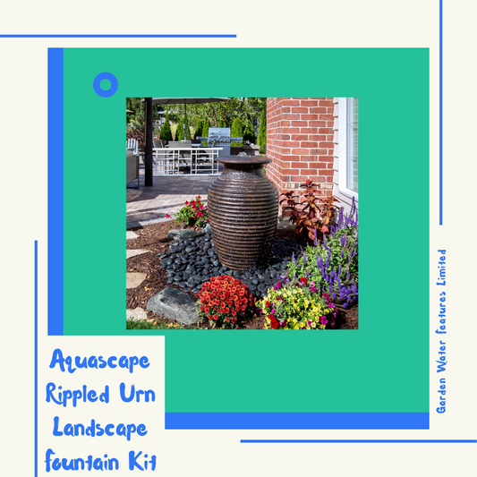 Aquascape Rippled Urn Landscape Fountain Kit - WaterFeature.Shop