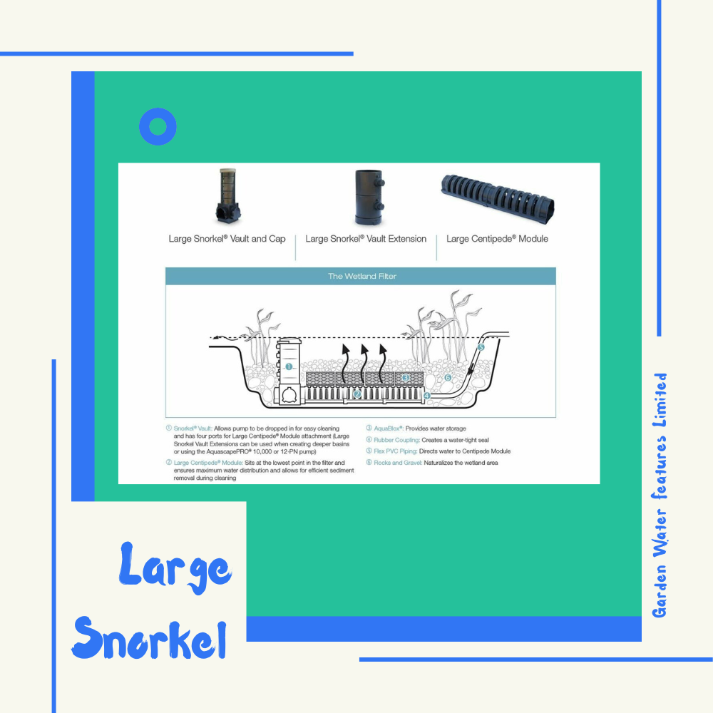 Large Snorkel® - WaterFeature.Shop