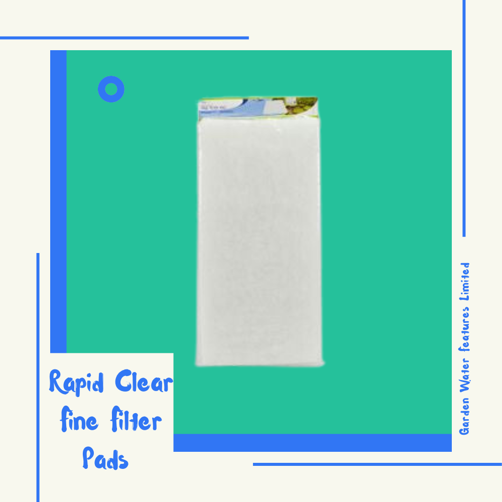 Aquascape Rapid Clear Fine Filter Pad in a skimmer box