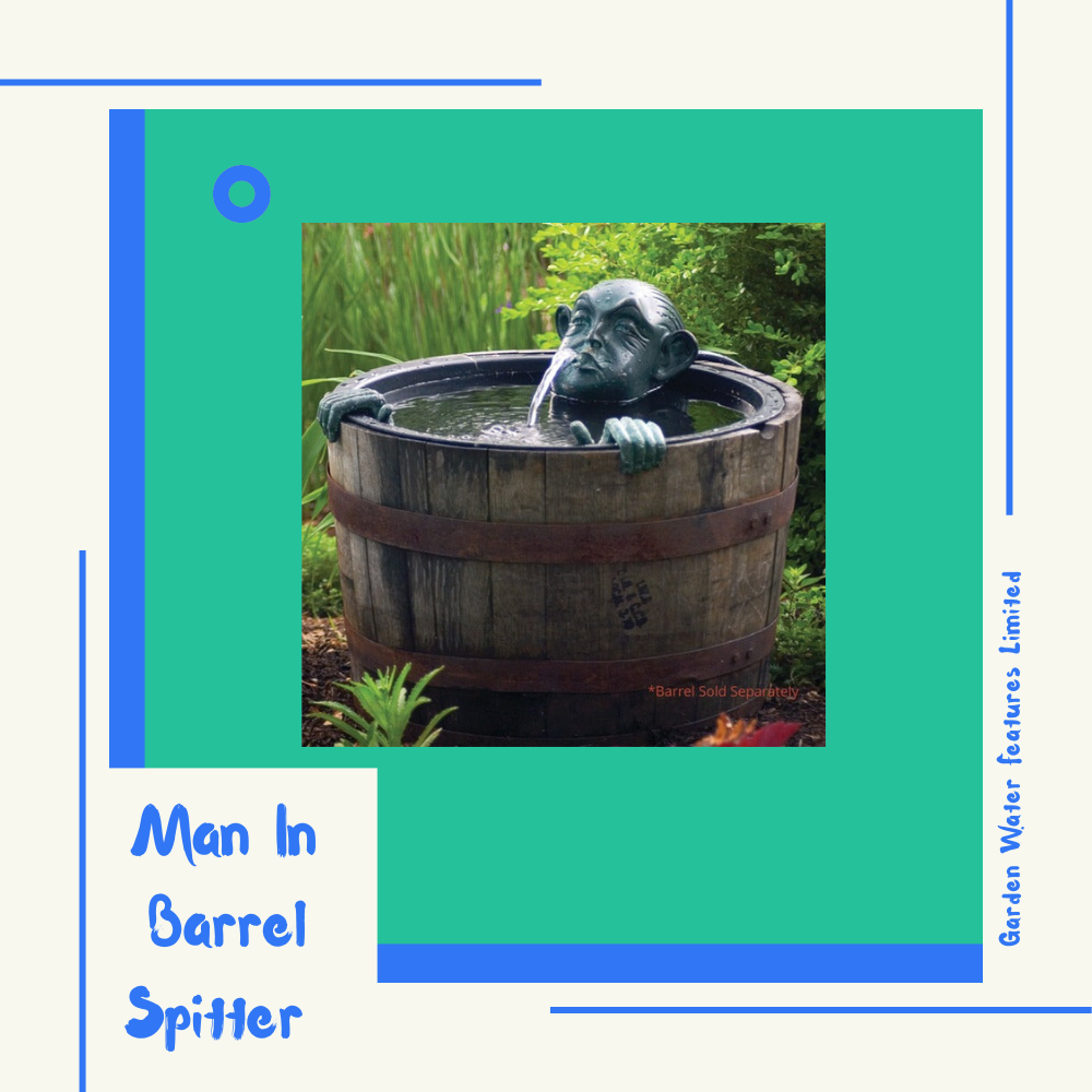 Man In Barrel Spitter - WaterFeature.Shop