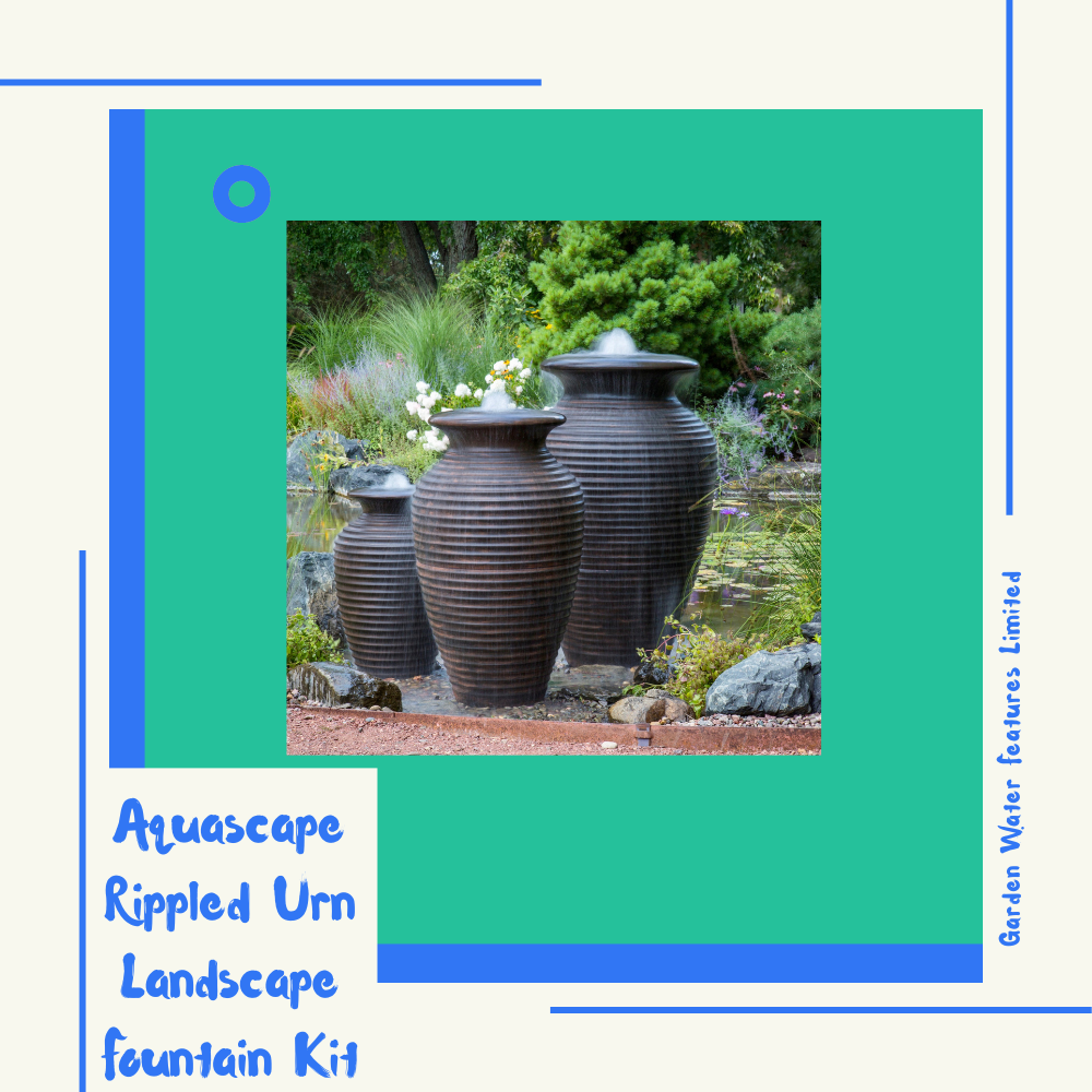 Aquascape Rippled Urn Landscape Fountain Kit - WaterFeature.Shop