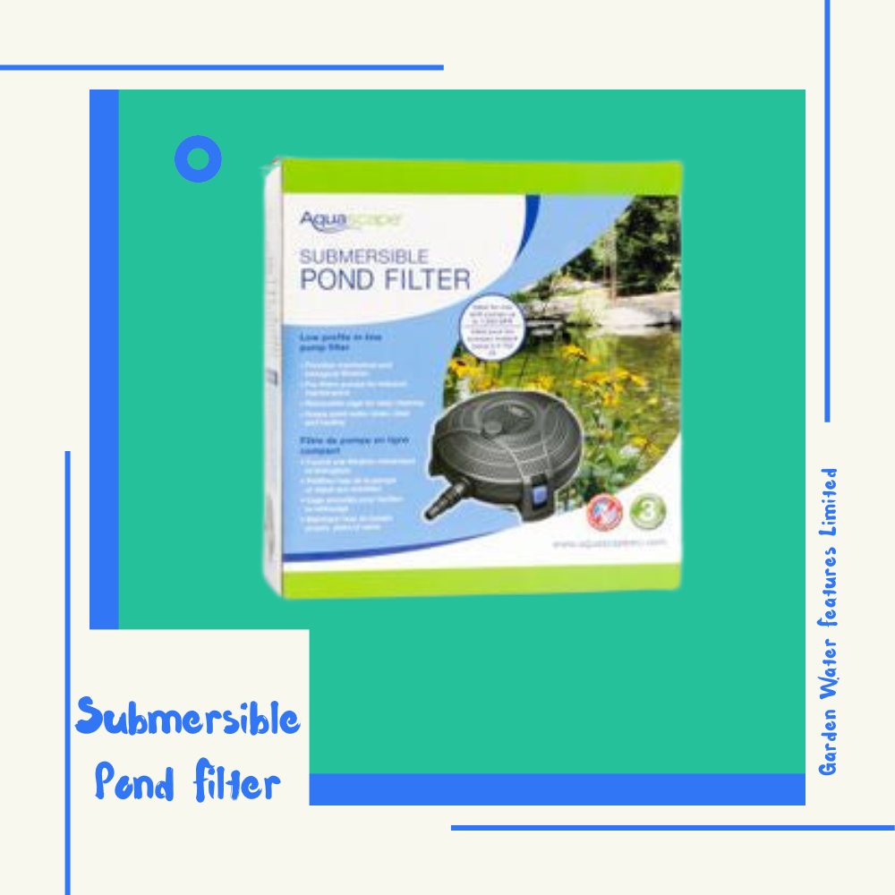 Packaged Aquascape Submersible Pond Filter for ponds up to 3000 litres