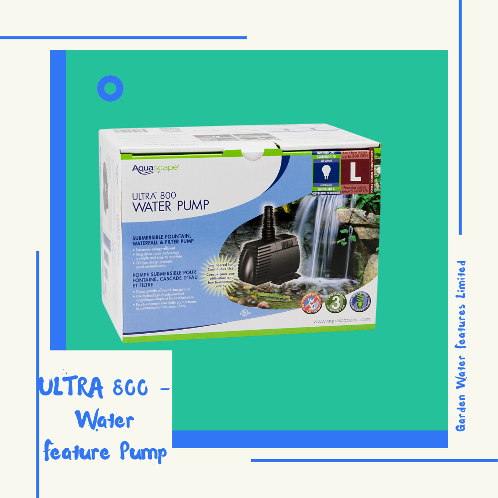 ULTRA 800 - Water Feature Pump - WaterFeature.Shop