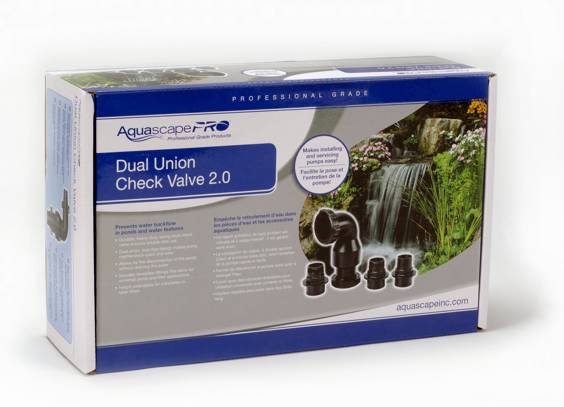 DUAL UNION CHECK VALVE 2.0 - Aquascape Supplies - UK - WaterFeature.Shop