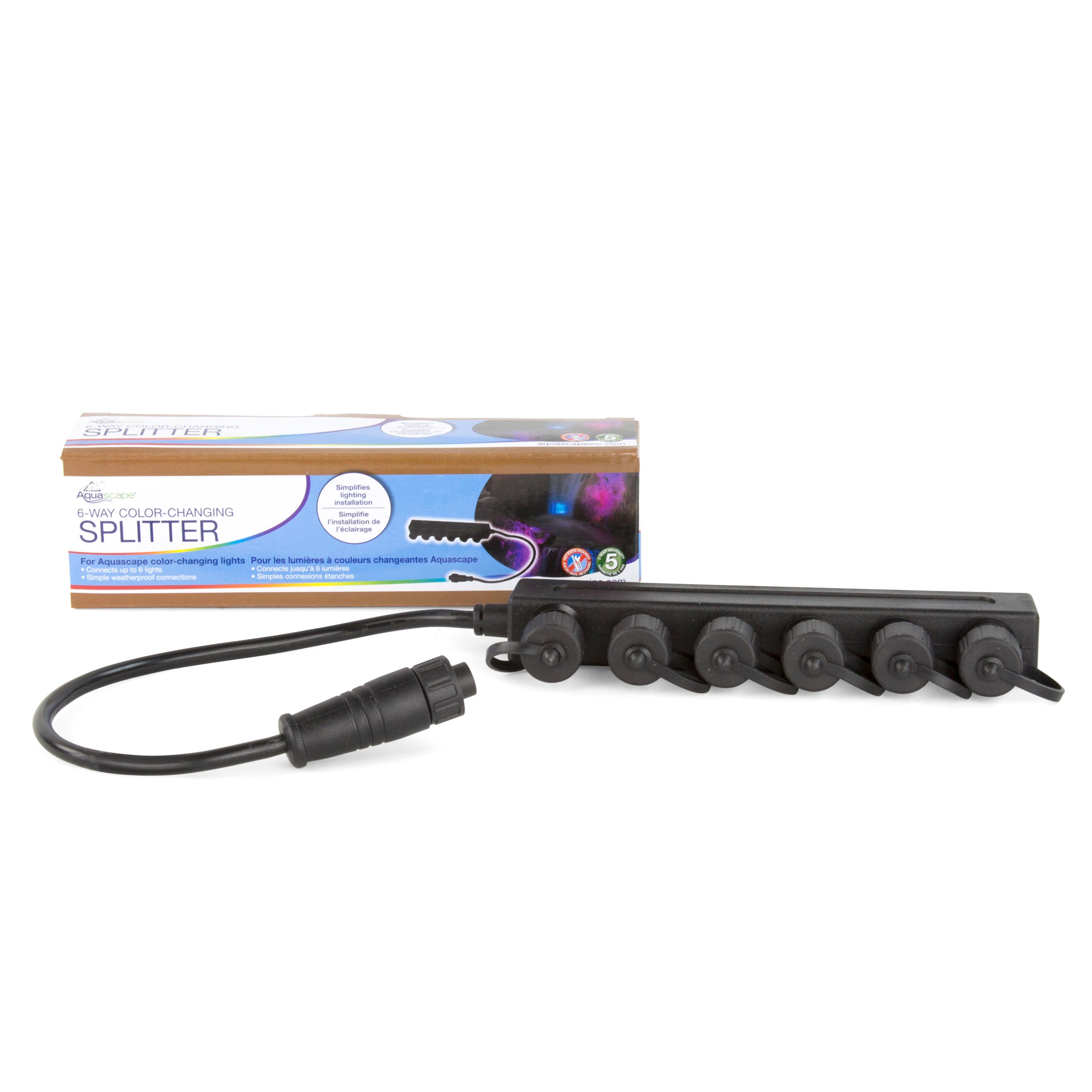 LIGHTING SPLITTER - 6-WAY COLOUR-CHANGING - UK – WaterFeature.Shop