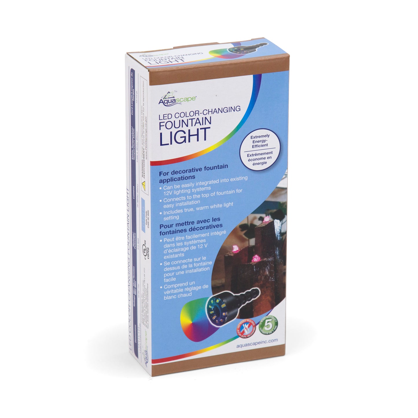 LED COLOUR-CHANGING - 2 Watt Fountain Light - UK - WaterFeature.Shop