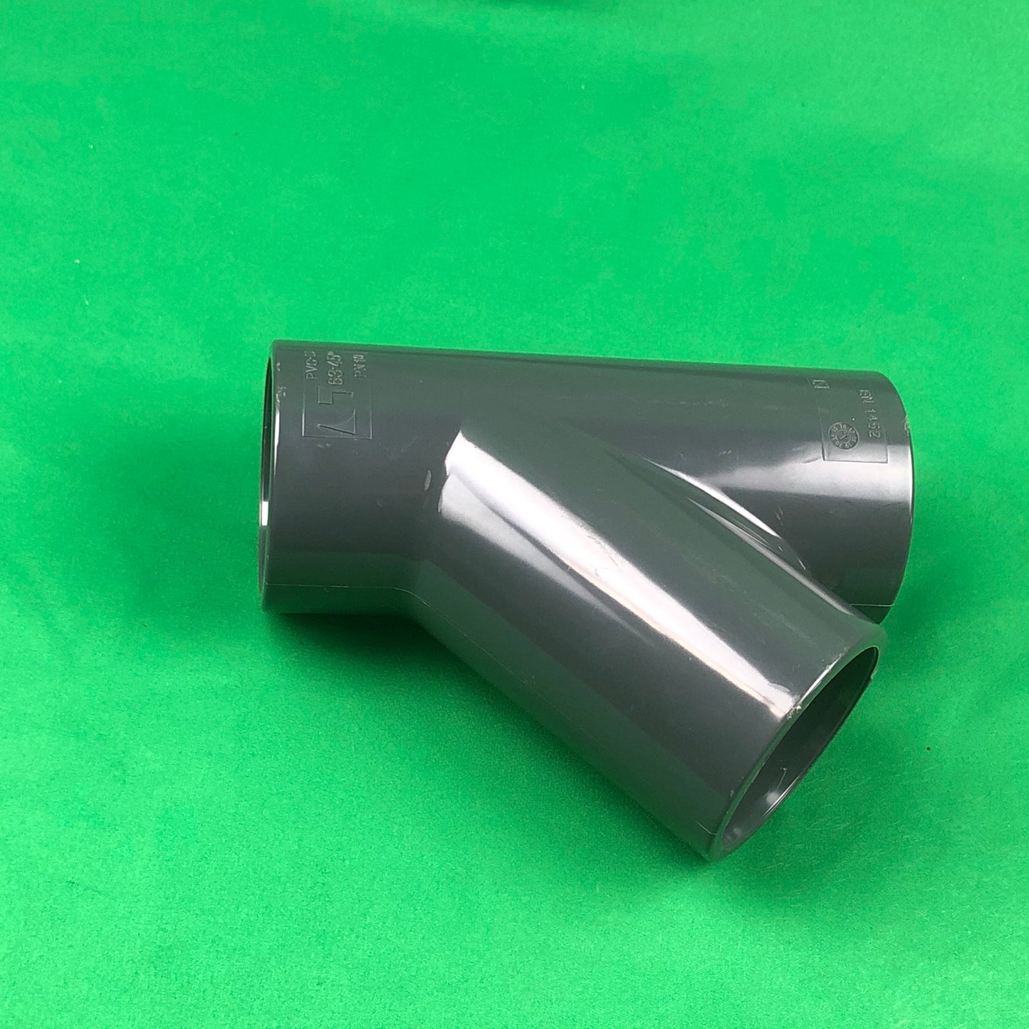 63mm Solvent Slip PVC 3 way 45 Degree Tee - WaterFeature.Shop