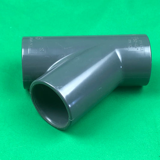 50mm “Y” Solvent - 3 Way - 45 Degree Tee - WaterFeature.Shop