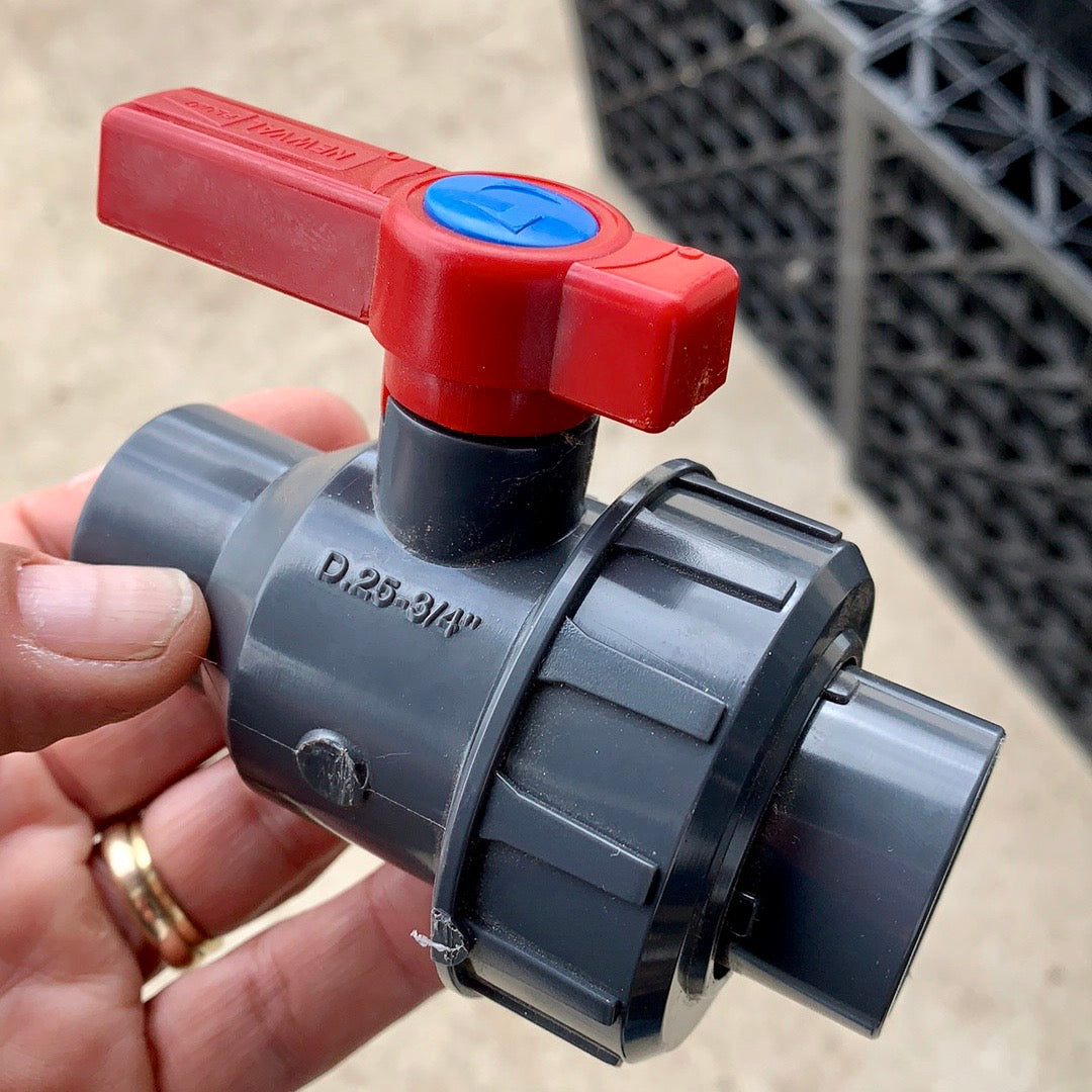 25mm Solvent Socket - Ball Valve - WaterFeature.Shop